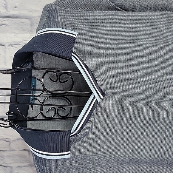 PERRY‎ ELLIS Blue Polo Shirt XL - Picture 2 of 6